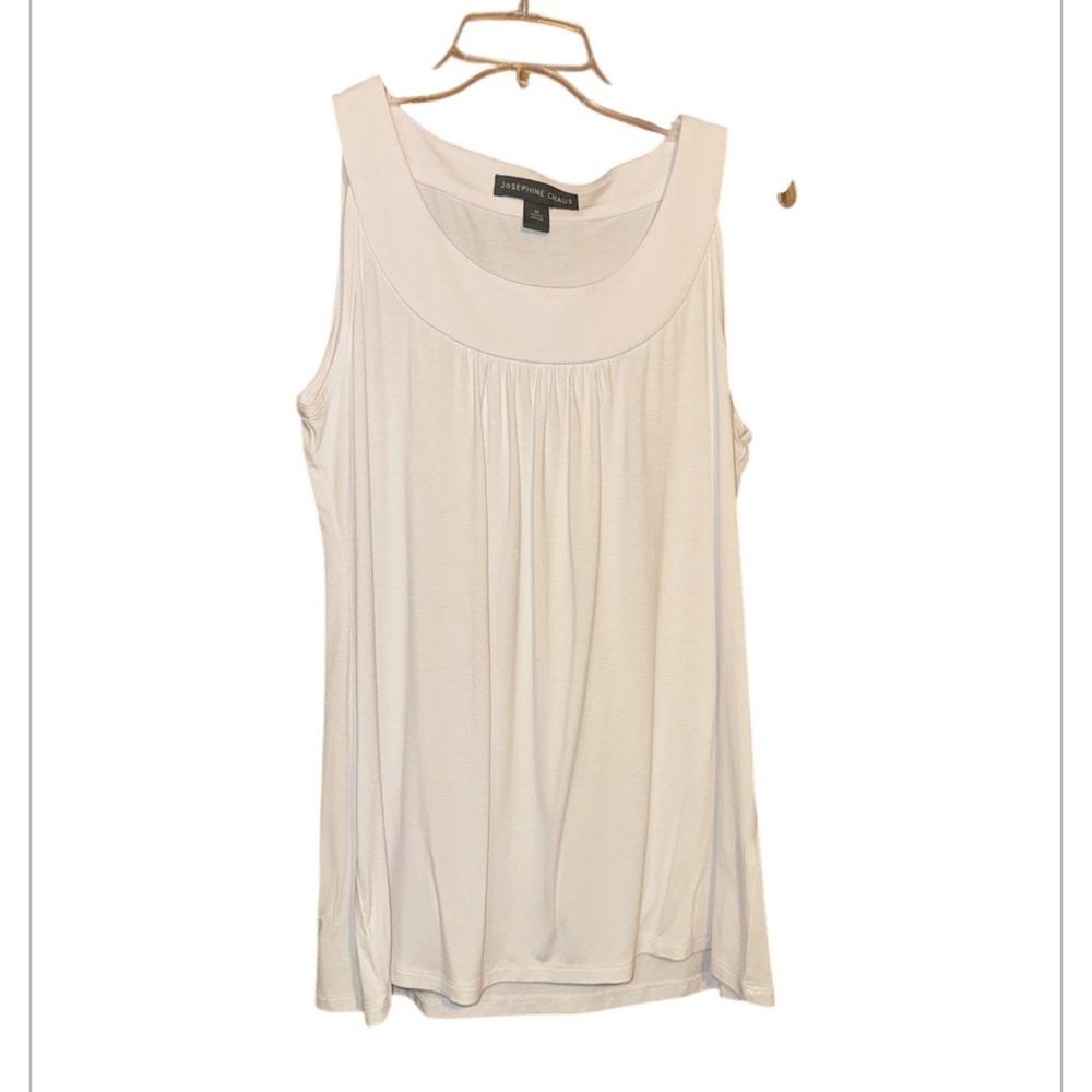 Josephine Chaus Women's white Sleeveless Top size medium